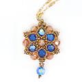 Melbourne Blue Swarovski Crystal Necklace