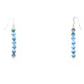 Elegant Blue Crystal Earrings