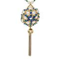 Atomic Blonde Handmade Glass Pearl Necklace pendant