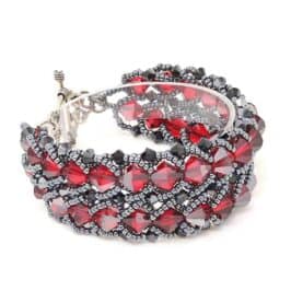 Pulsera Crimson Cabaret