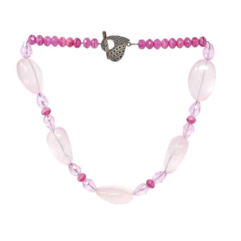 Rose Quartz Stone Necklace