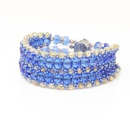 Hope Blue Crystal Bracelet