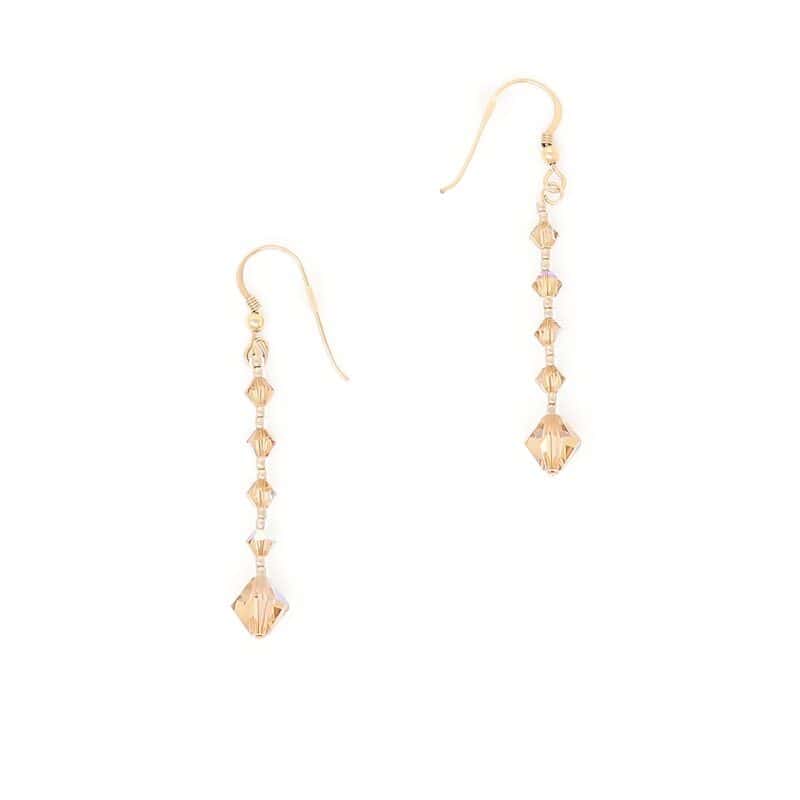 Topaz Crystal Earrings Topaz Crystal Earrings