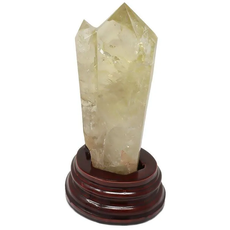 Standing Double Point Citrine Gemstone