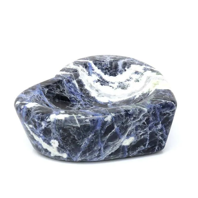 Large Sodalite Gemstone Bowl - A