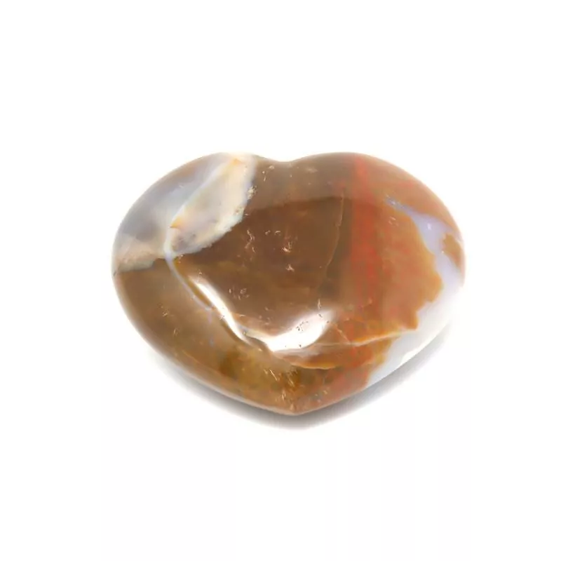 Rainbow Jasper Heart - B