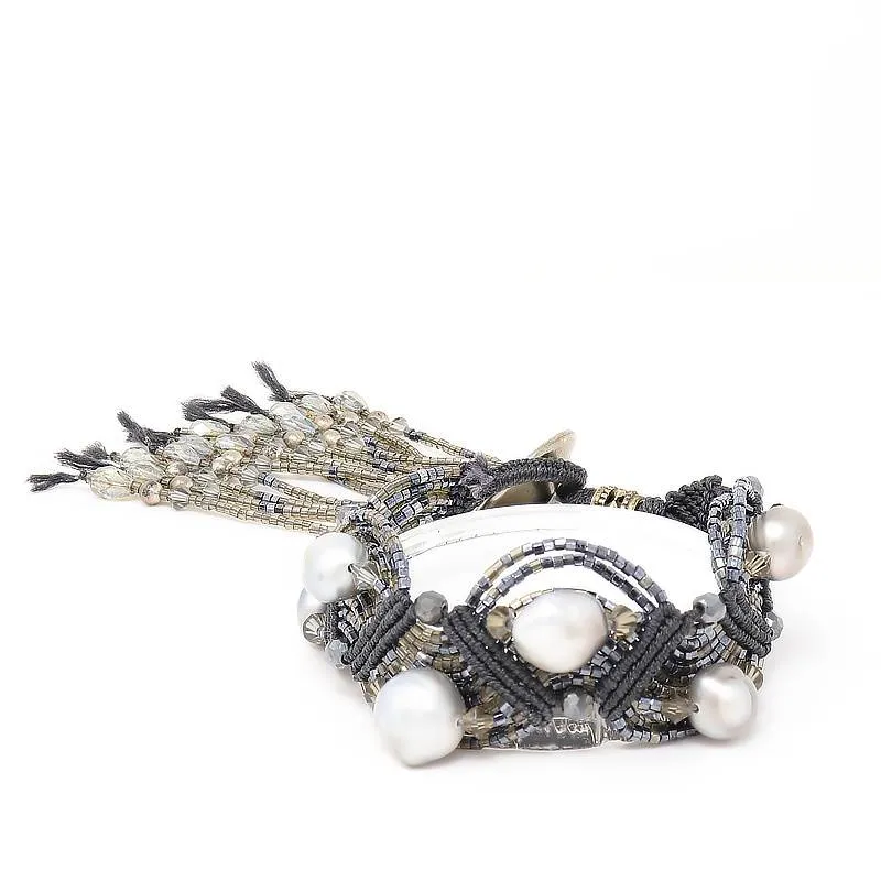 Tahitian Pearl Black Bracelet