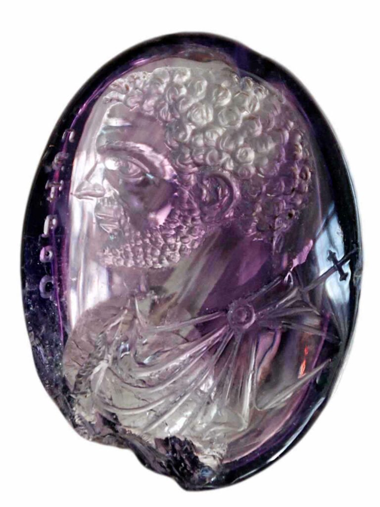 what does amethyst symbolize - intaglio, Roman emperor Marcus Aurelius Antonius