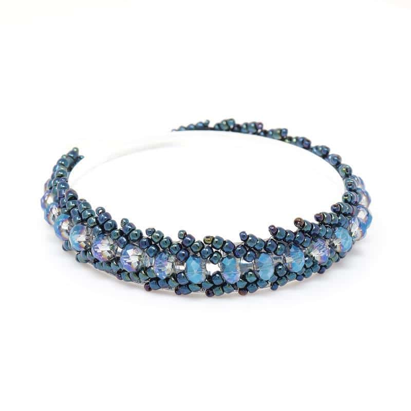 Oceana Perfect Blue Crystal Bracelet - Right