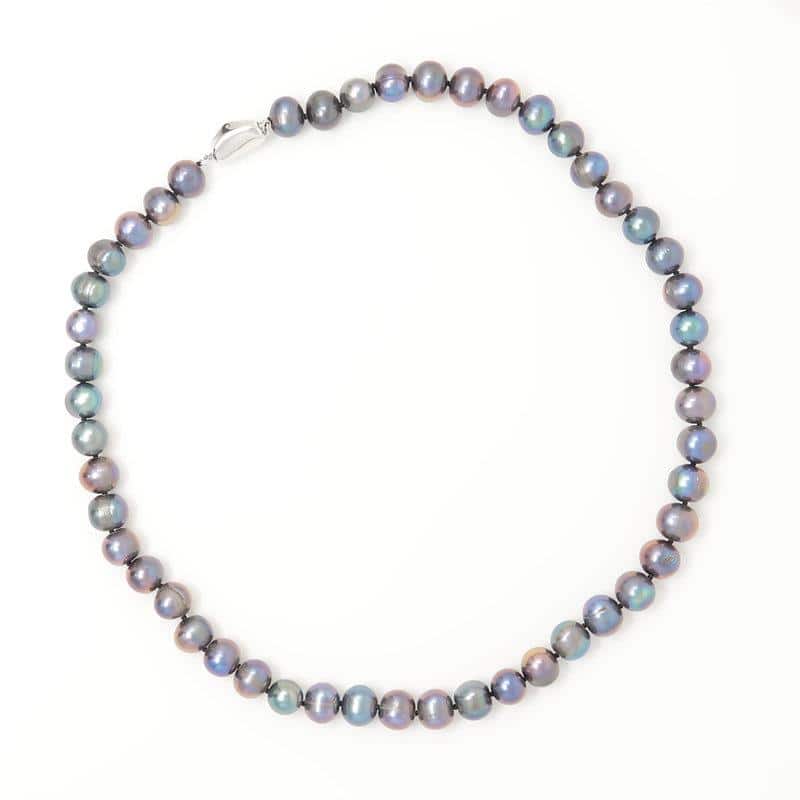 Rainbow Freshwater Pearl Necklace - Full