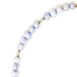 Marshmallow Gelato Collection Freshwater Pearl Necklace - Detail HerMJ