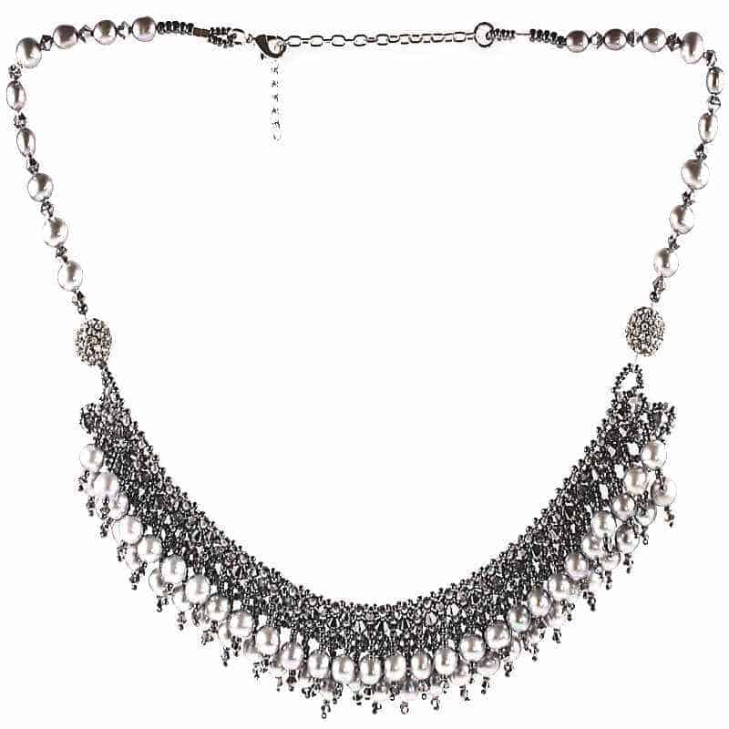HerMJ.com - Midnight Pearl Necklace