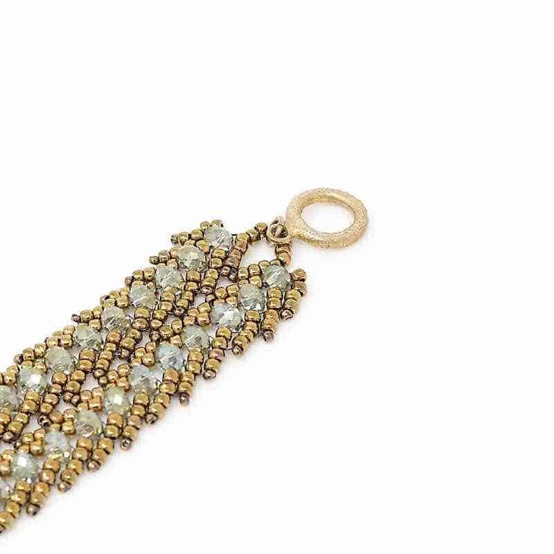 Mermaid-Green-Crystal-Bracelet-open Mermaid Green Crystal Bracelet