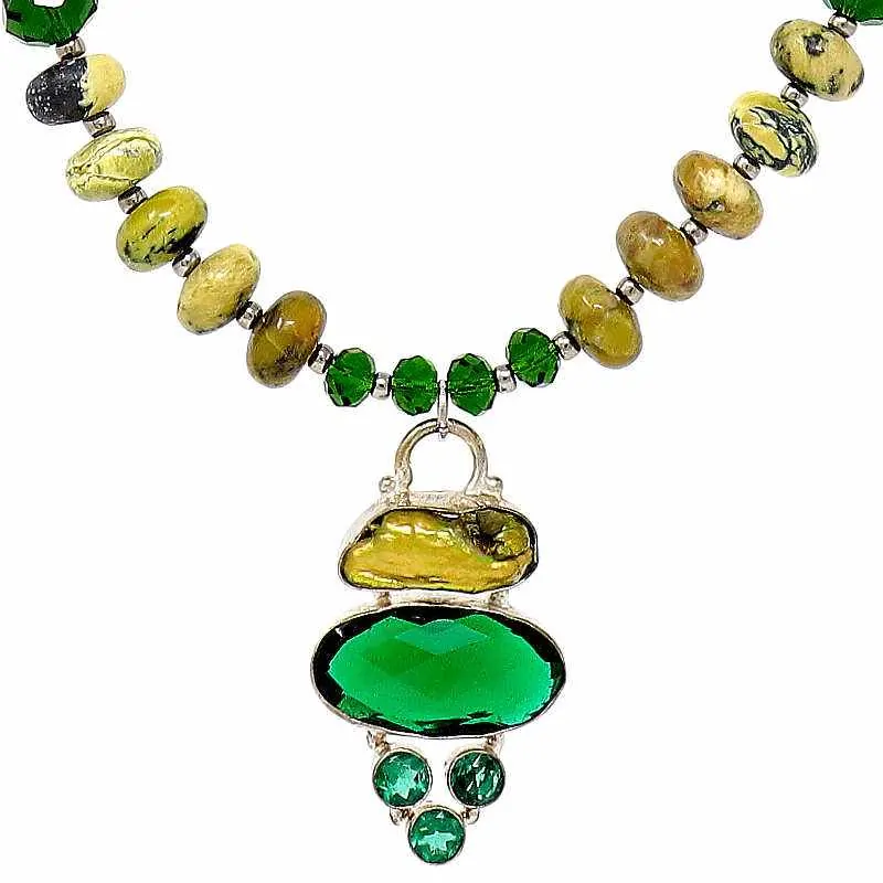 Concrete Culture: Evolution of Pearl and Gemstone Jewelry Archean Dream Necklace