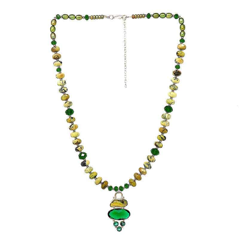 Yellow Turquoise Necklace