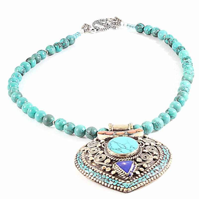 Five Cultures, One Stone: Turquoise Meaning, Care, and Use Turquoise Arcadian Necklace