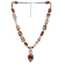 Necklace Botswana Red Jasper