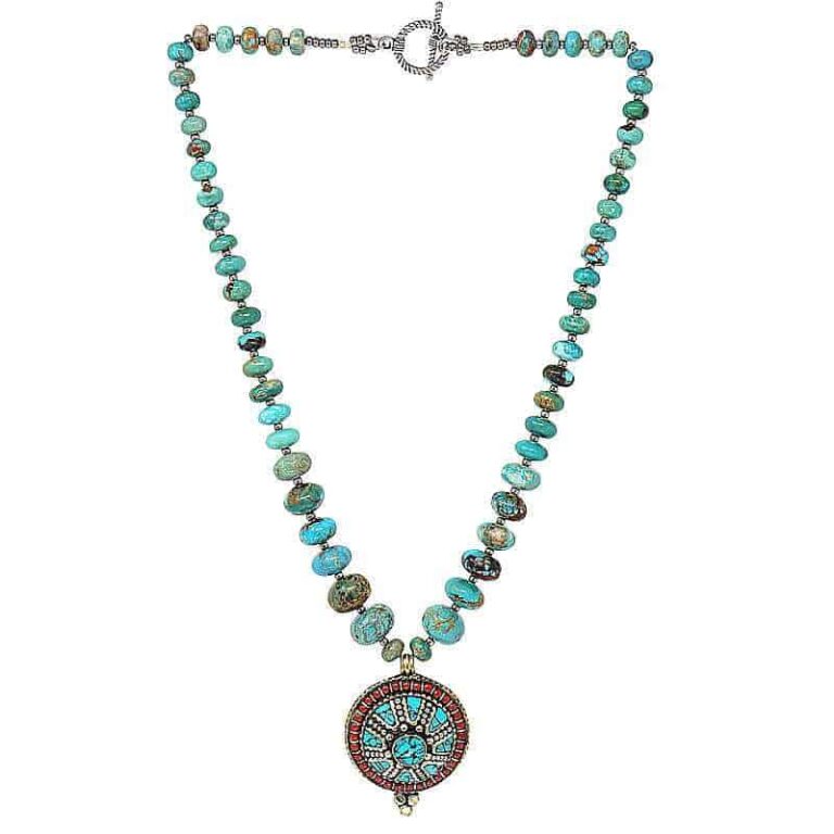 Turquoise Stone Necklace