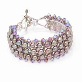 Eve Freshwater Pearl Bracelet - right