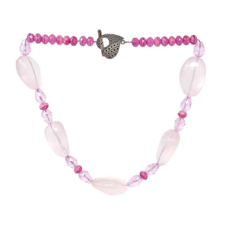 Rose Quartz Stone Necklace