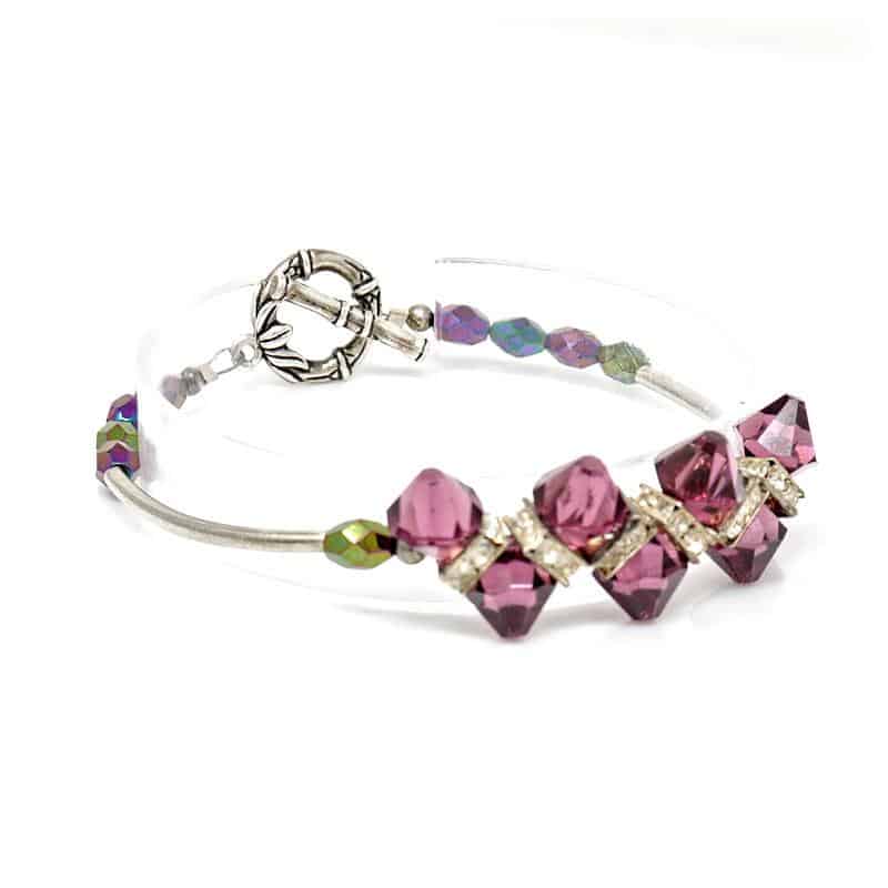 Amethyst Crystal Bracelet Amethyst Crystal Bracelet