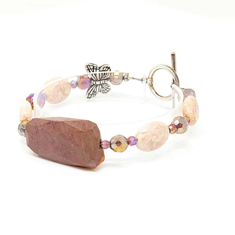 Mookaite Precious Stone Bracelet