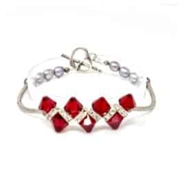 Venus Crystal Pearl Bracelet