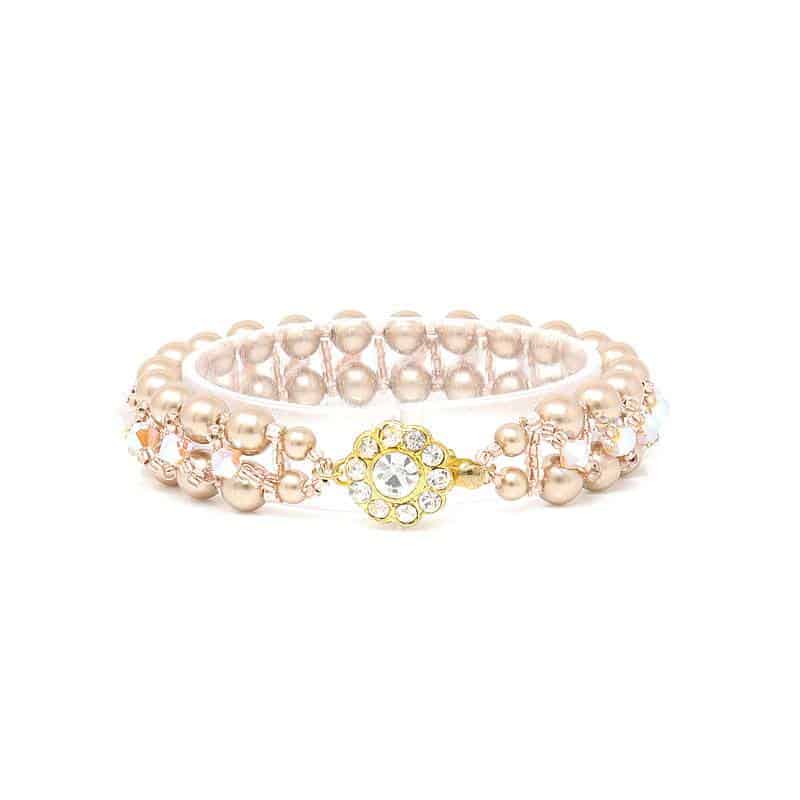 Coolaroo Gold Pearl Bracelet - Center Coolaroo Gold Pearl Bracelet