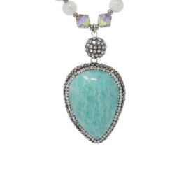 Mwclis Moonstone Amazonite - Pendant