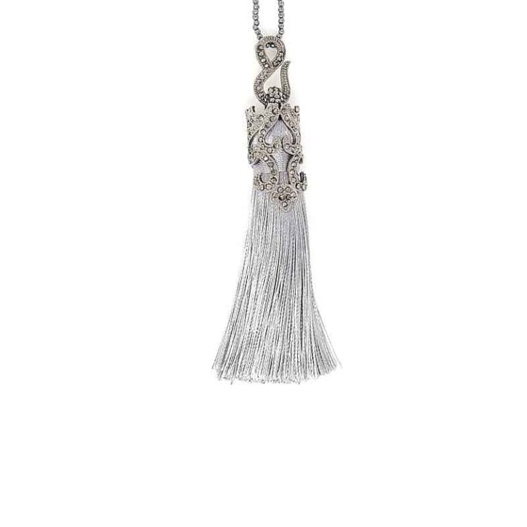 Angel Frost Tassel Necklace