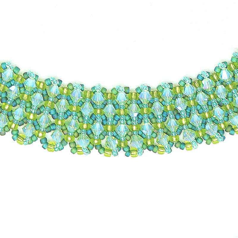 Swarovski Peridot Crystal Necklace