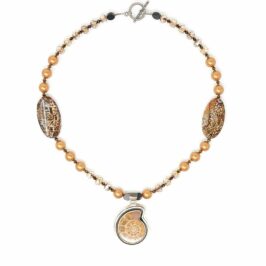 Bronze Beauty Ammonite Necklace
