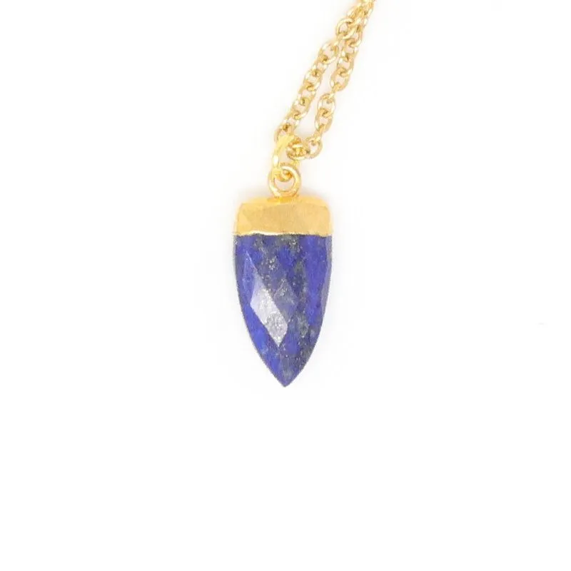 Lapis Dew Drop Pendant Necklace – Pendant Lapis Dew Drop Pendant Necklace - Pendant