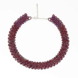 Siam Crimson Crystal Necklace