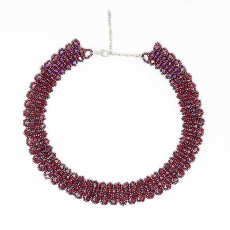 Siam Crimson Crystal Necklace