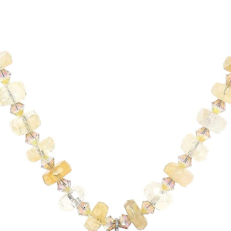 Citrine Ammonite Necklace