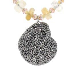 Citrine Ammonite Necklace