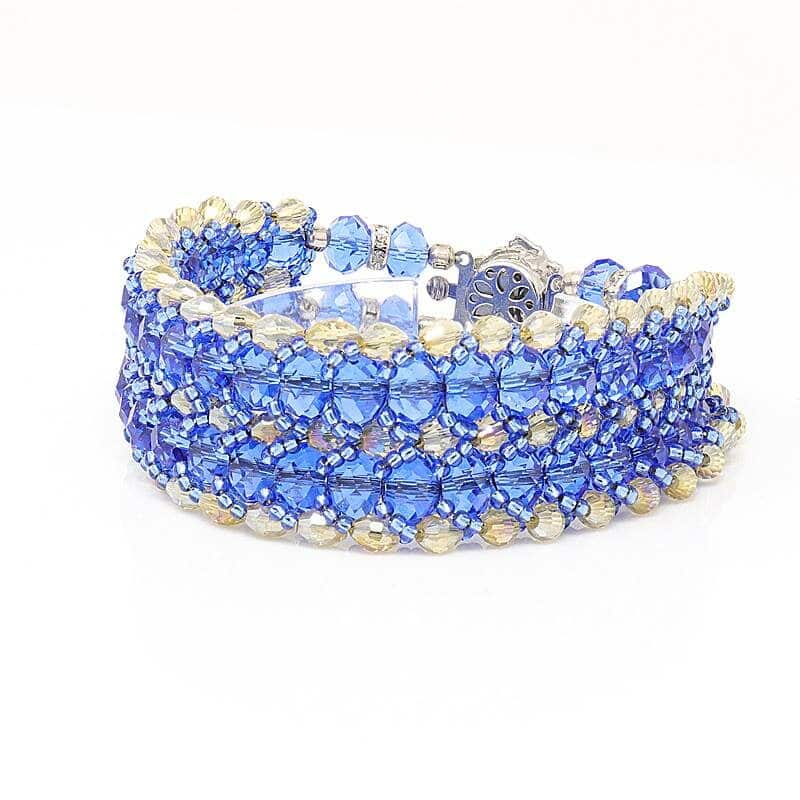 Hope Blue Crystal Bracelet - Left Hope Blue Crystal Bracelet