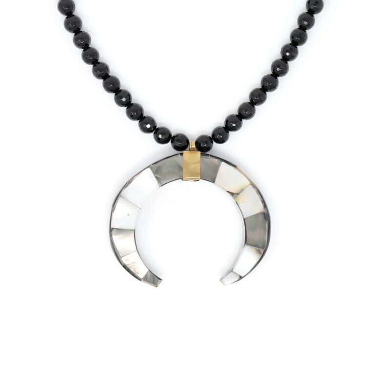 Onyx Black Mystique Necklace - Pendant Onyx Black Mystique Necklace