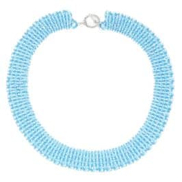 Aquamarine Crystal Necklace