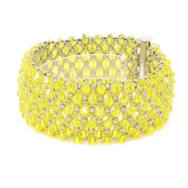 Types of Jewelry Statement Pieces: Annual Style Guide Citrine Crystal Bracelet - Left
