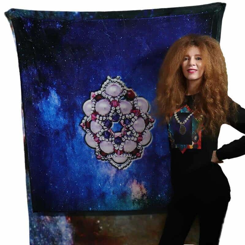 HerMJ 50x60 Crystal Star Throw Blanket