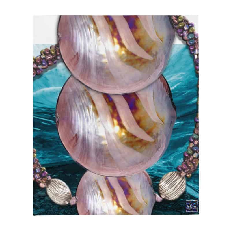 HerMJ 50x60 Murano Glass Spheres Throw Blanket