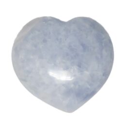 Blue Calcite Heart -A