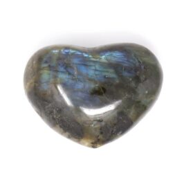 Labradorite Blue Flash Heart - B