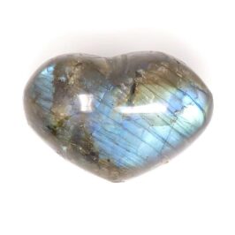 Labradorite Blue Flash Heart - E