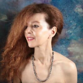 Genuine Tahitian Pearl And Shell Necklace - Lifestyle Model