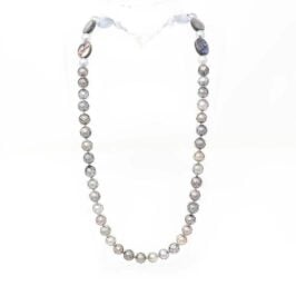 Genuine Tahitian Pearl and Shell Necklace -