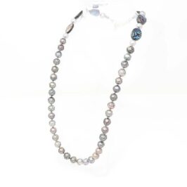 Genuine Tahitian Pearl and Shell Necklace