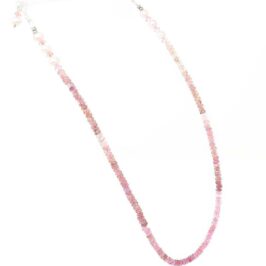 Pink Tourmaline and Pearl Necklace
